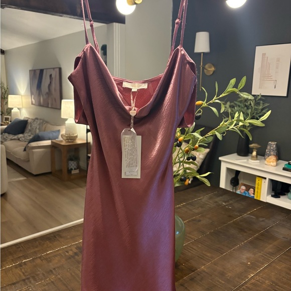 LoveShackFancy Dusty Rose Backless Dress - Picture 2 of 6